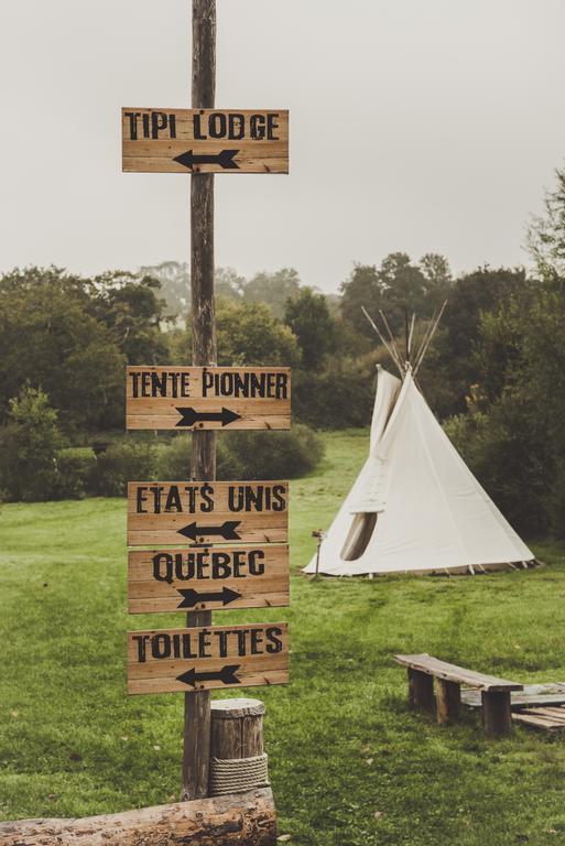 Les Tipis Du Bonheur De Vivre Hotel Brulon Ngoại thất bức ảnh
